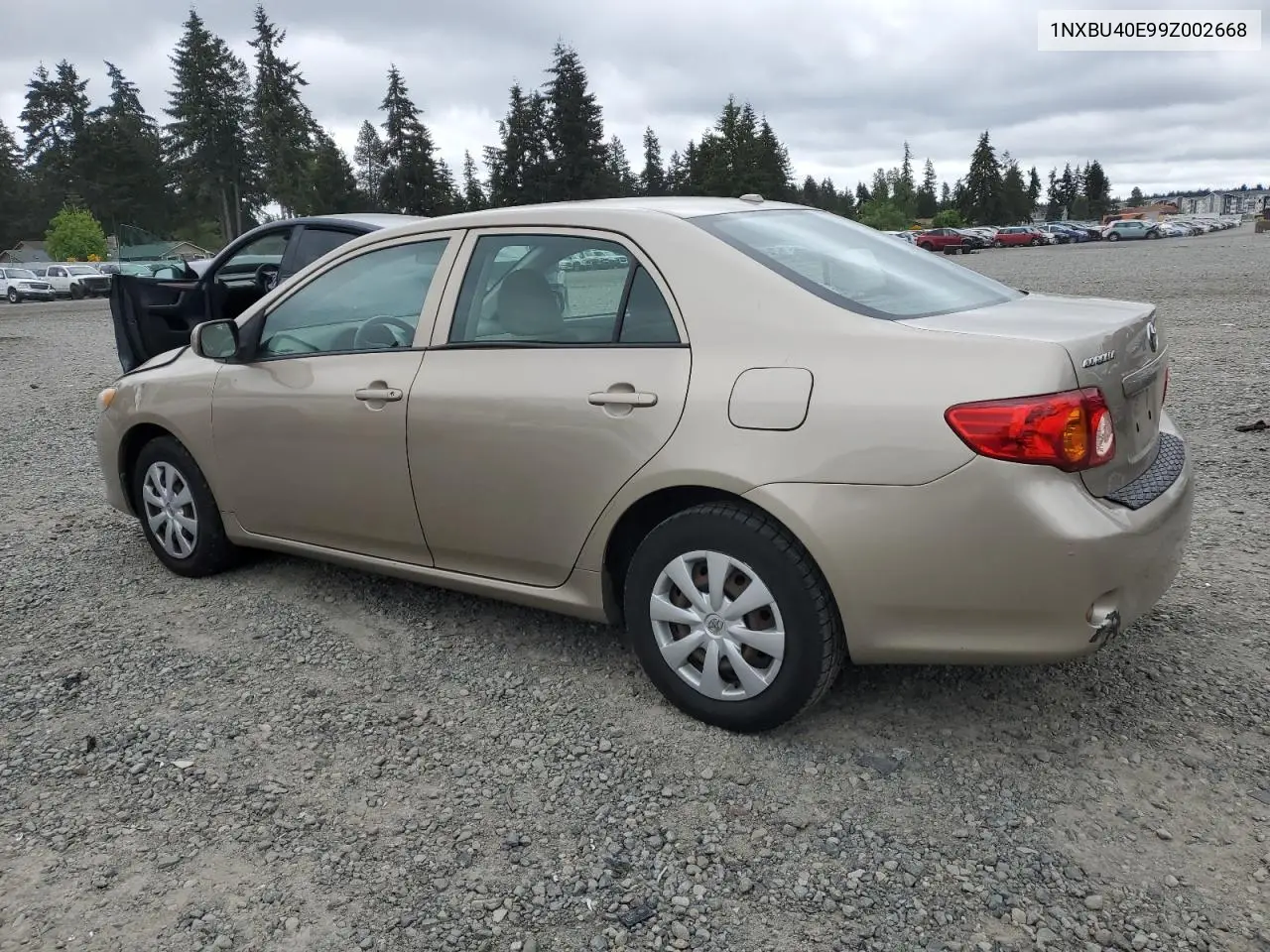 2009 Toyota Corolla Base VIN: 1NXBU40E99Z002668 Lot: 56931915