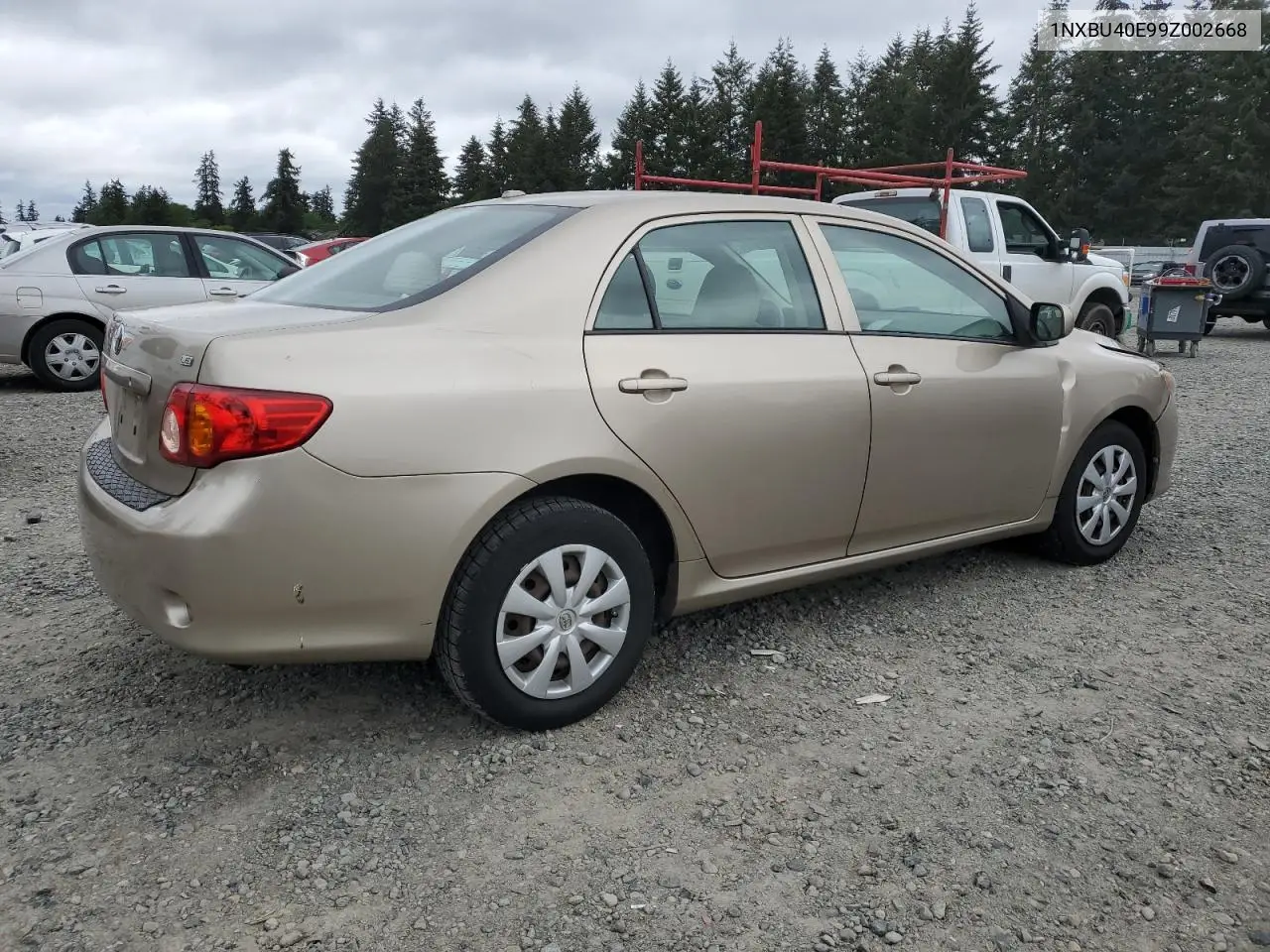 2009 Toyota Corolla Base VIN: 1NXBU40E99Z002668 Lot: 56931915