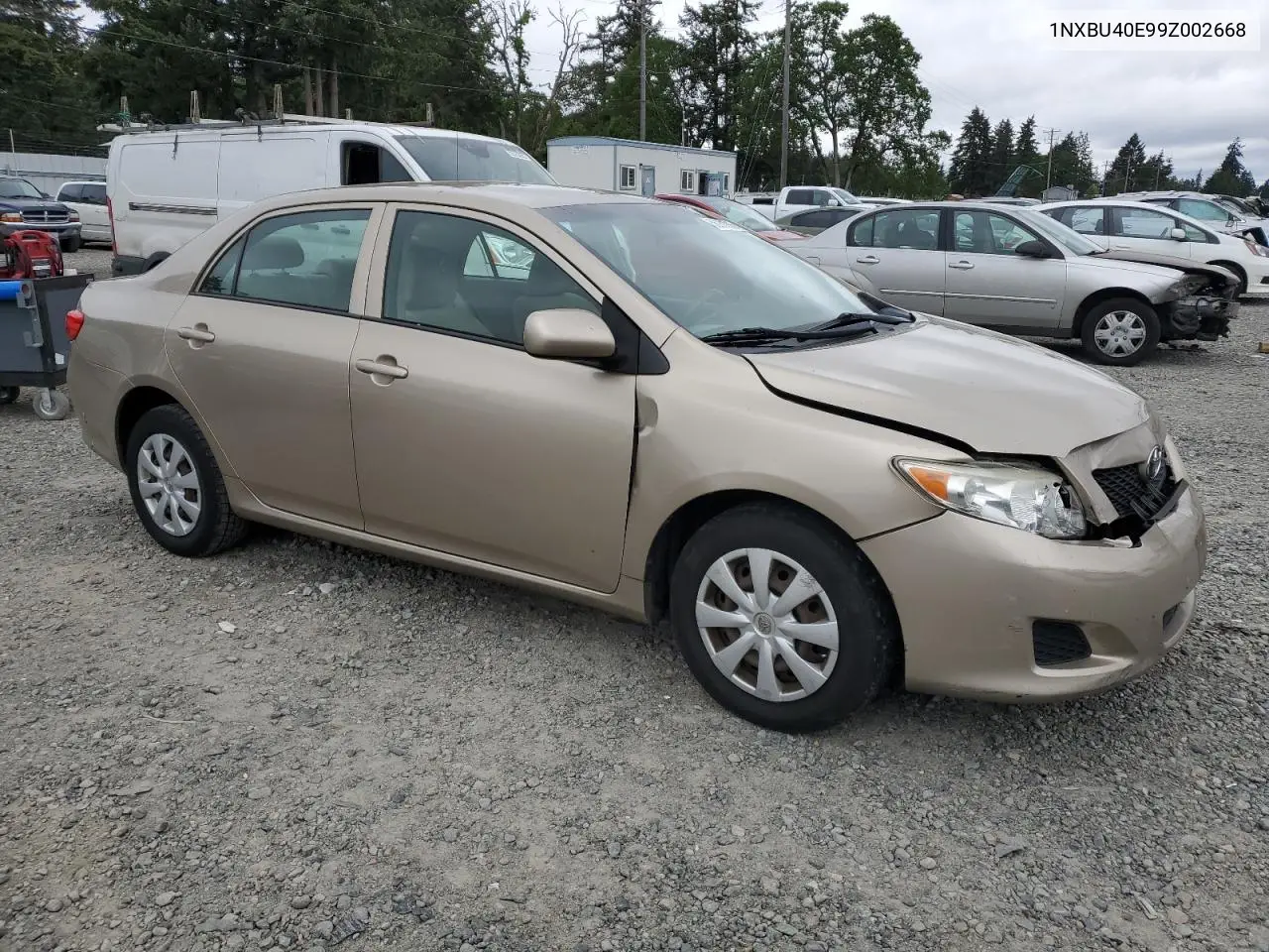 2009 Toyota Corolla Base VIN: 1NXBU40E99Z002668 Lot: 56931915