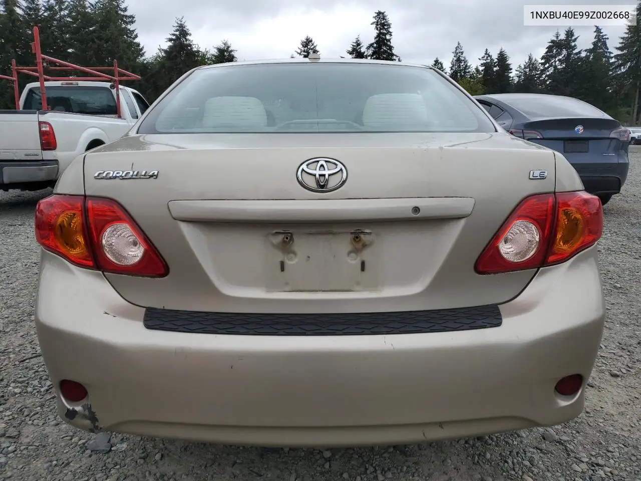 2009 Toyota Corolla Base VIN: 1NXBU40E99Z002668 Lot: 56931915