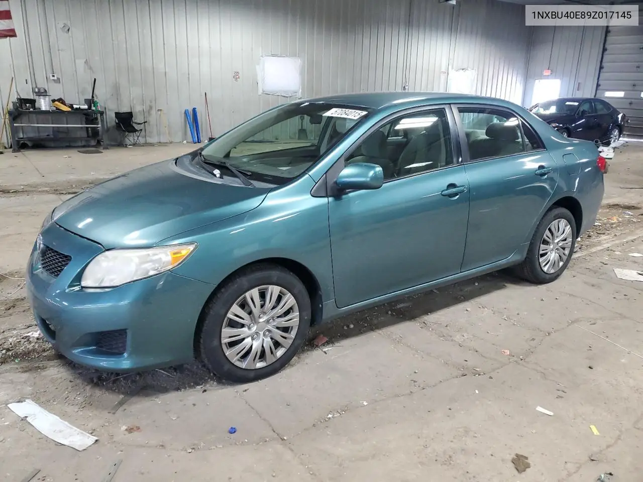 2009 Toyota Corolla Base VIN: 1NXBU40E89Z017145 Lot: 57084015