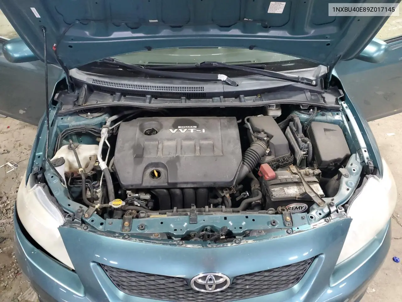 2009 Toyota Corolla Base VIN: 1NXBU40E89Z017145 Lot: 57084015