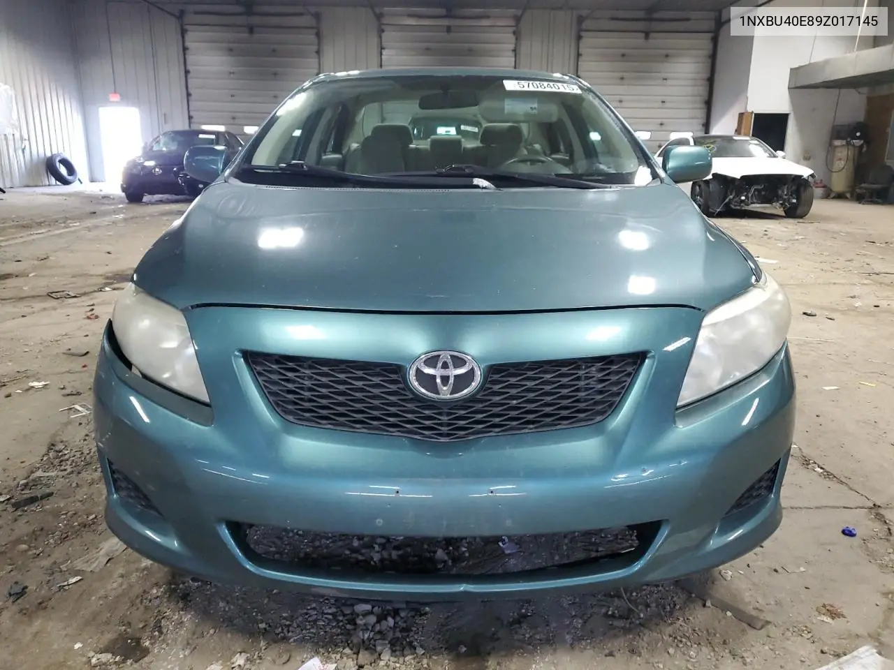 2009 Toyota Corolla Base VIN: 1NXBU40E89Z017145 Lot: 57084015