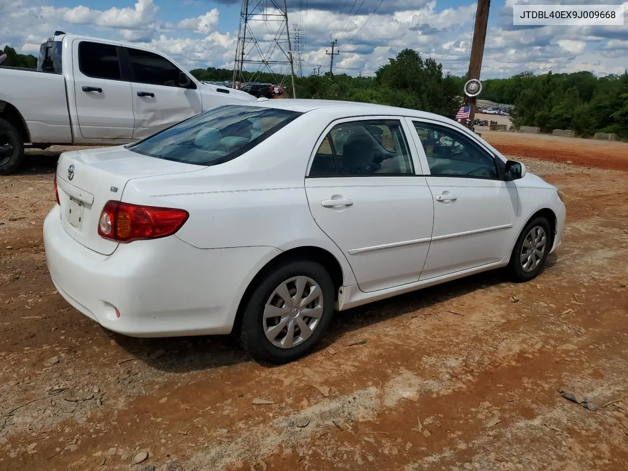 2009 Toyota Corolla Base VIN: JTDBL40EX9J009668 Lot: 57110145