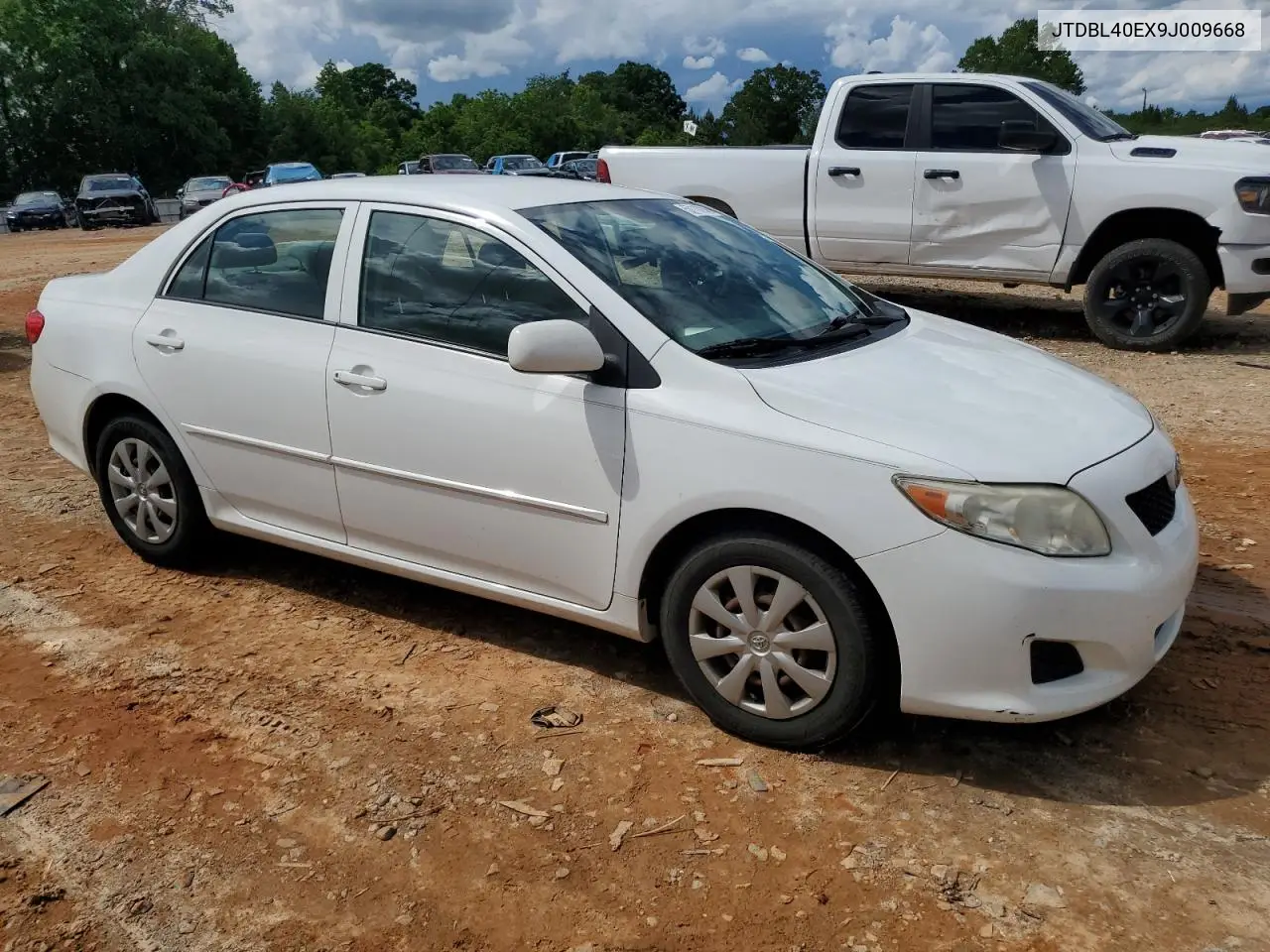 2009 Toyota Corolla Base VIN: JTDBL40EX9J009668 Lot: 57110145
