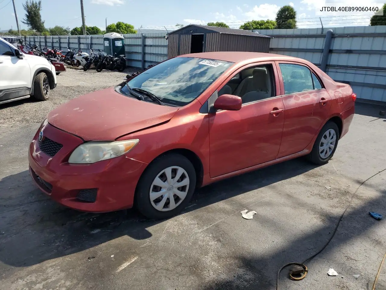 2009 Toyota Corolla Base VIN: JTDBL40E899060460 Lot: 57150205
