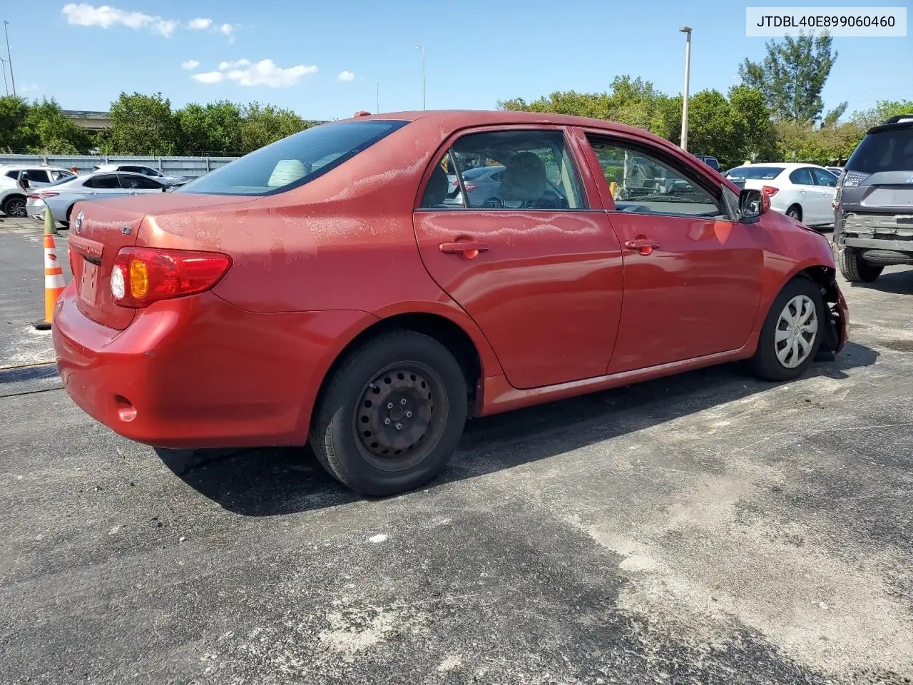 2009 Toyota Corolla Base VIN: JTDBL40E899060460 Lot: 57150205