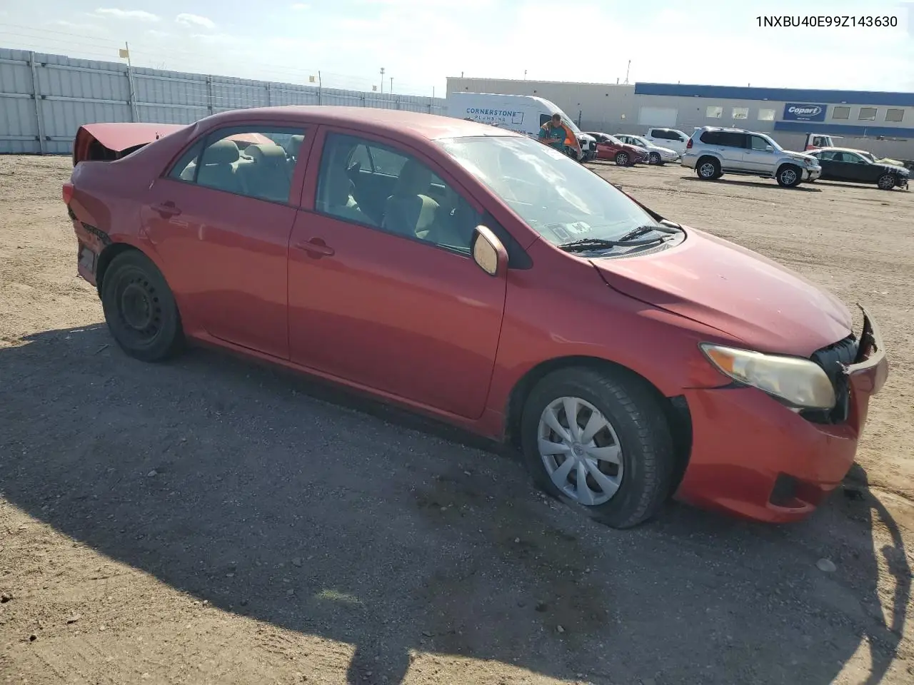 2009 Toyota Corolla Base VIN: 1NXBU40E99Z143630 Lot: 57159695