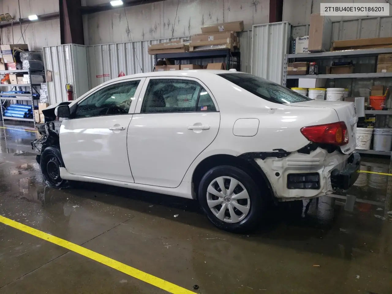 2009 Toyota Corolla Base VIN: 2T1BU40E19C186201 Lot: 59901595