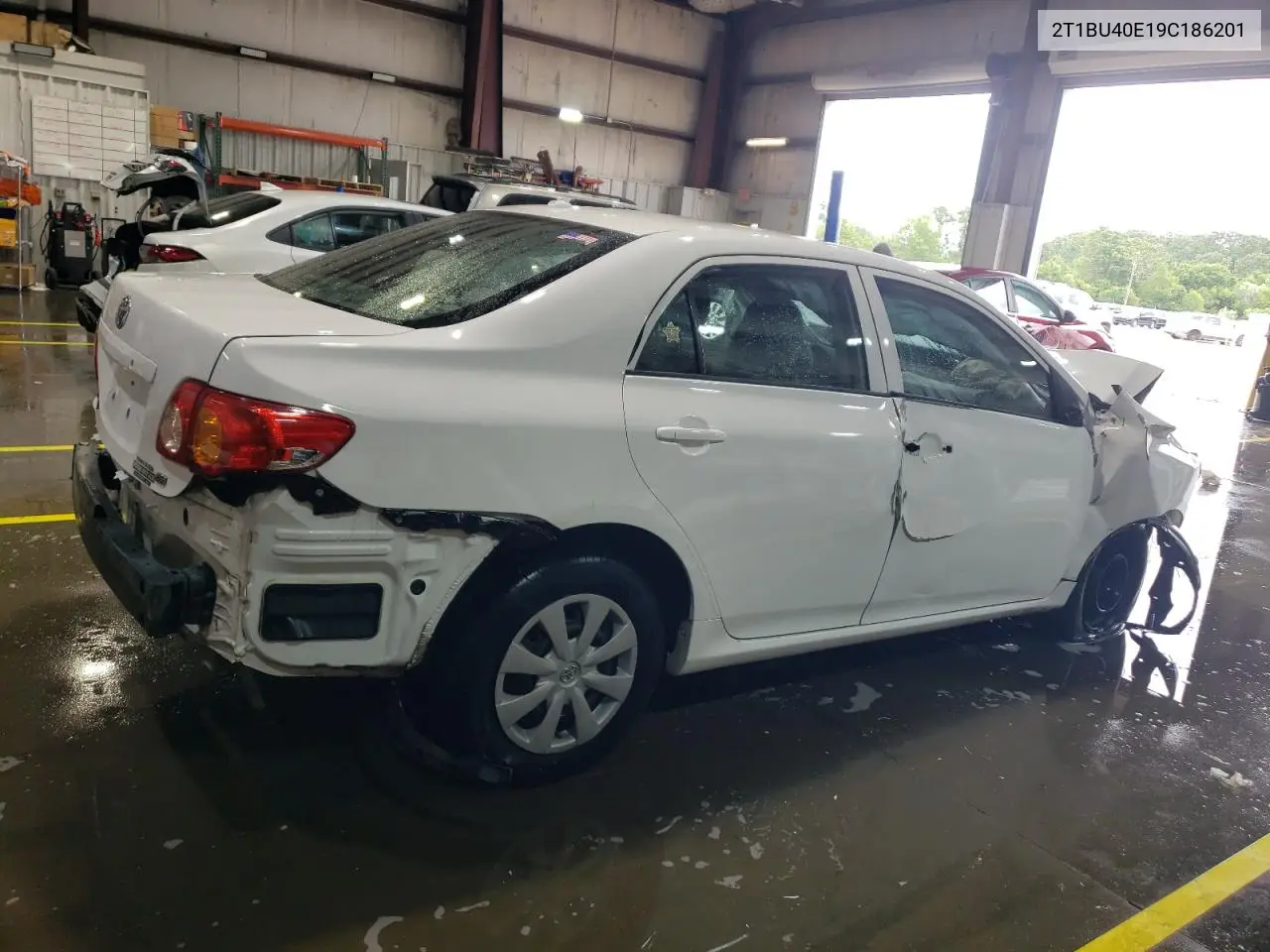 2009 Toyota Corolla Base VIN: 2T1BU40E19C186201 Lot: 59901595