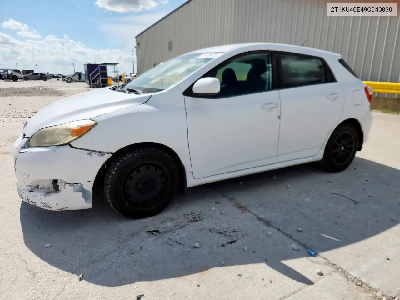 2009 Toyota Corolla Matrix VIN: 2T1KU40E49C040830 Lot: 61679615