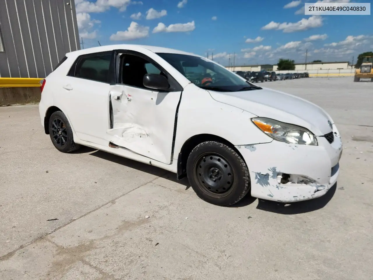 2009 Toyota Corolla Matrix VIN: 2T1KU40E49C040830 Lot: 61679615