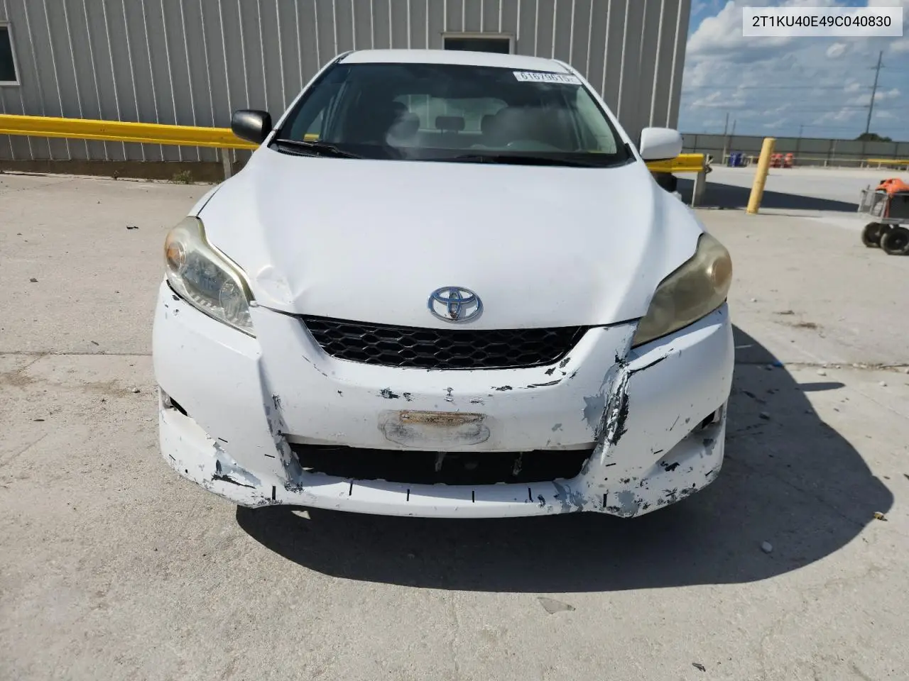 2009 Toyota Corolla Matrix VIN: 2T1KU40E49C040830 Lot: 61679615