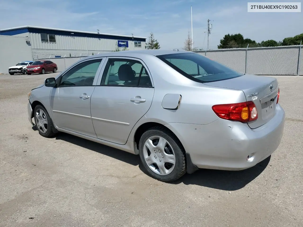2009 Toyota Corolla Base VIN: 2T1BU40EX9C190263 Lot: 61980515