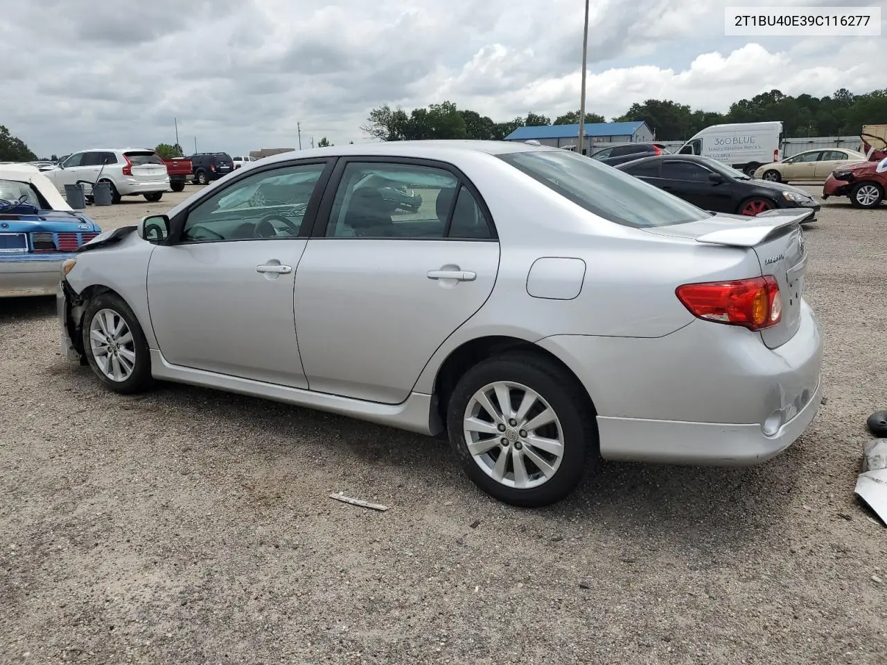2009 Toyota Corolla Base VIN: 2T1BU40E39C116277 Lot: 62556835