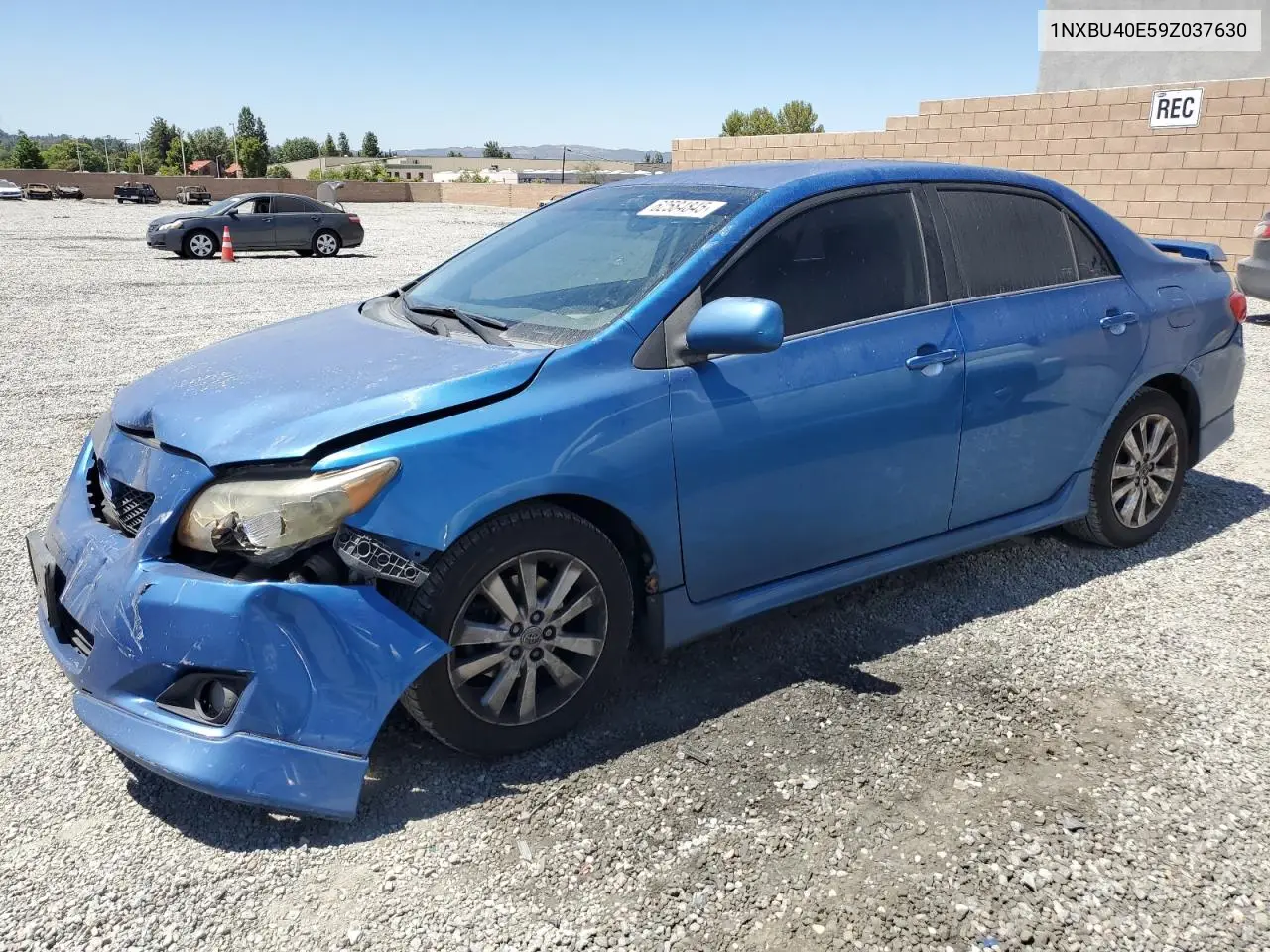 2009 Toyota Corolla Base VIN: 1NXBU40E59Z037630 Lot: 62584845