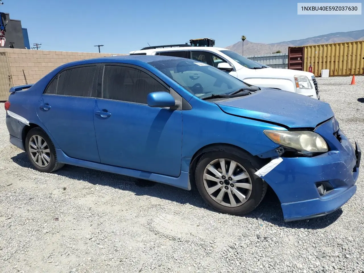 2009 Toyota Corolla Base VIN: 1NXBU40E59Z037630 Lot: 62584845