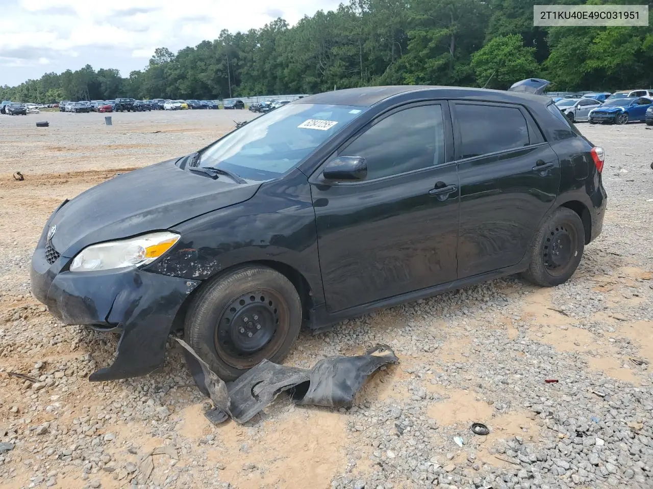 2009 Toyota Corolla Matrix VIN: 2T1KU40E49C031951 Lot: 62841255