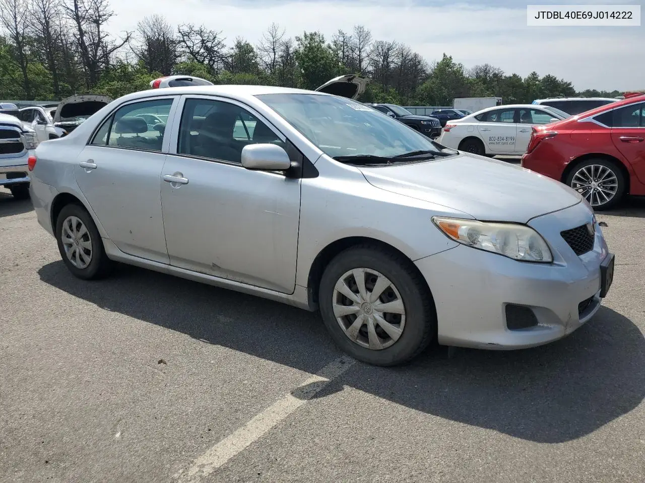 2009 Toyota Corolla Base VIN: JTDBL40E69J014222 Lot: 62876605