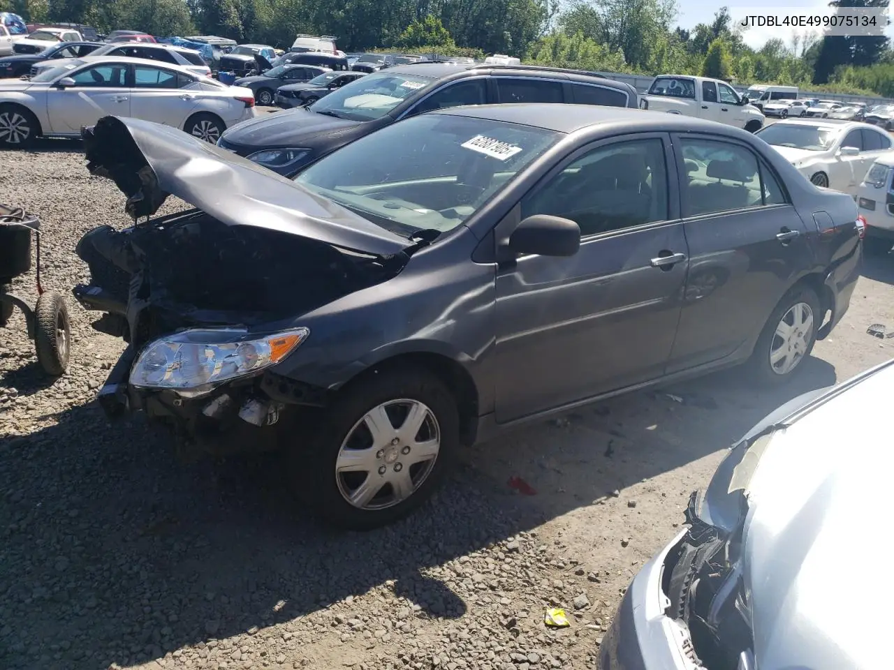 2009 Toyota Corolla Base VIN: JTDBL40E499075134 Lot: 62887905