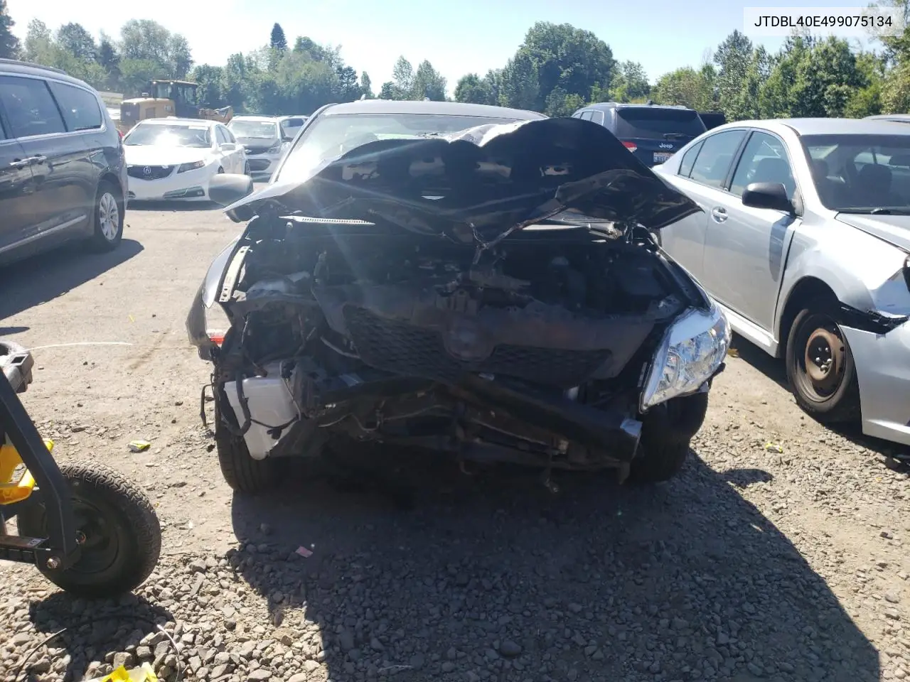 2009 Toyota Corolla Base VIN: JTDBL40E499075134 Lot: 62887905