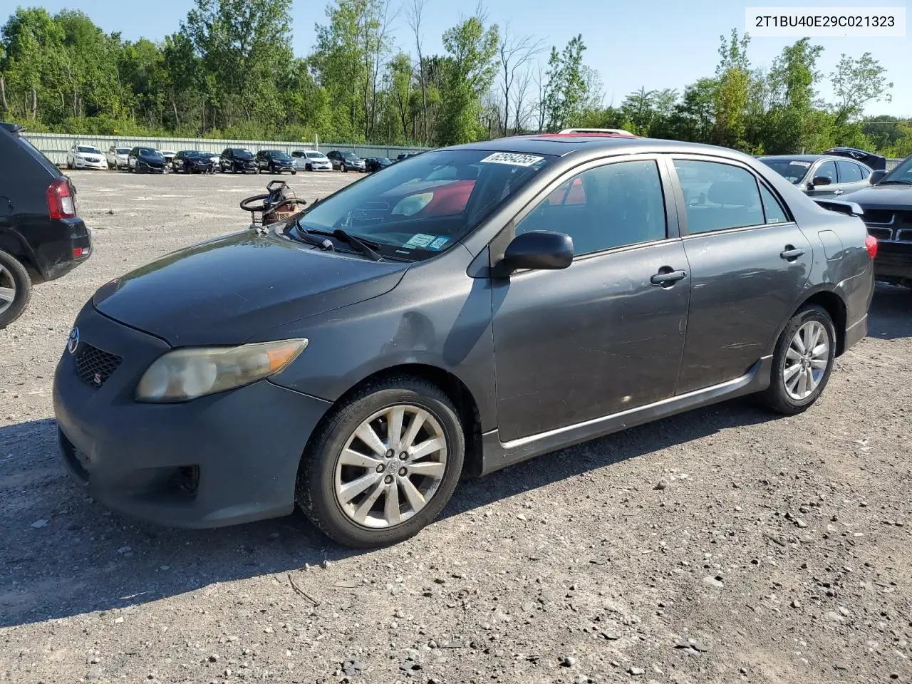 2009 Toyota Corolla Base VIN: 2T1BU40E29C021323 Lot: 62954255
