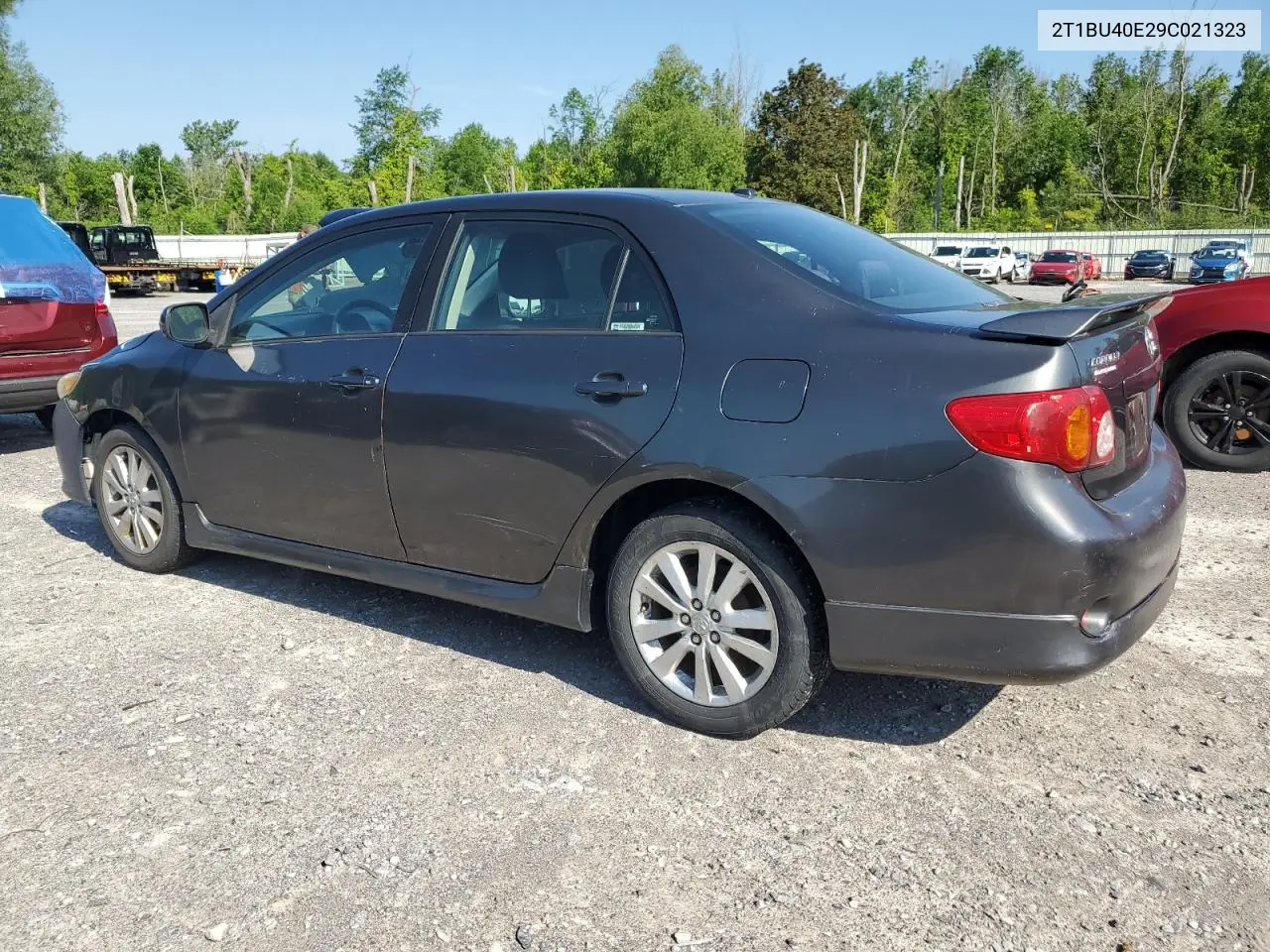2009 Toyota Corolla Base VIN: 2T1BU40E29C021323 Lot: 62954255