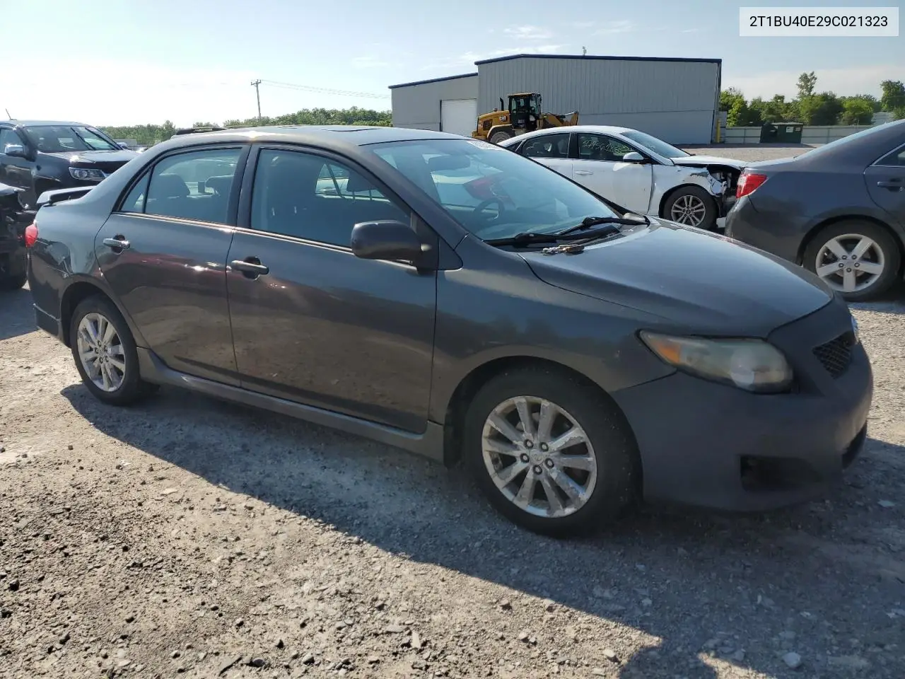 2009 Toyota Corolla Base VIN: 2T1BU40E29C021323 Lot: 62954255