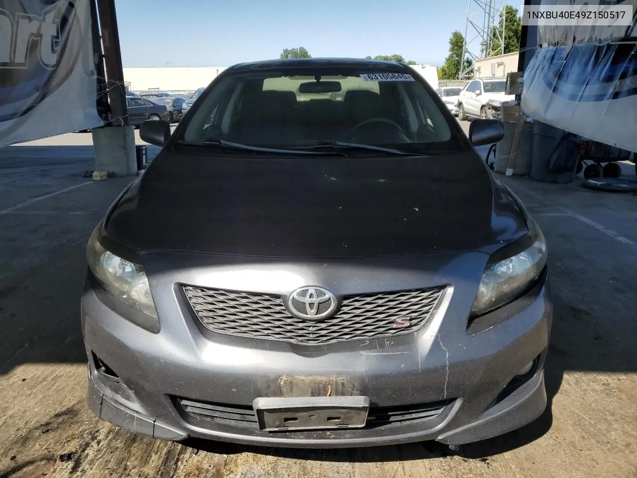 2009 Toyota Corolla Base VIN: 1NXBU40E49Z150517 Lot: 63105845