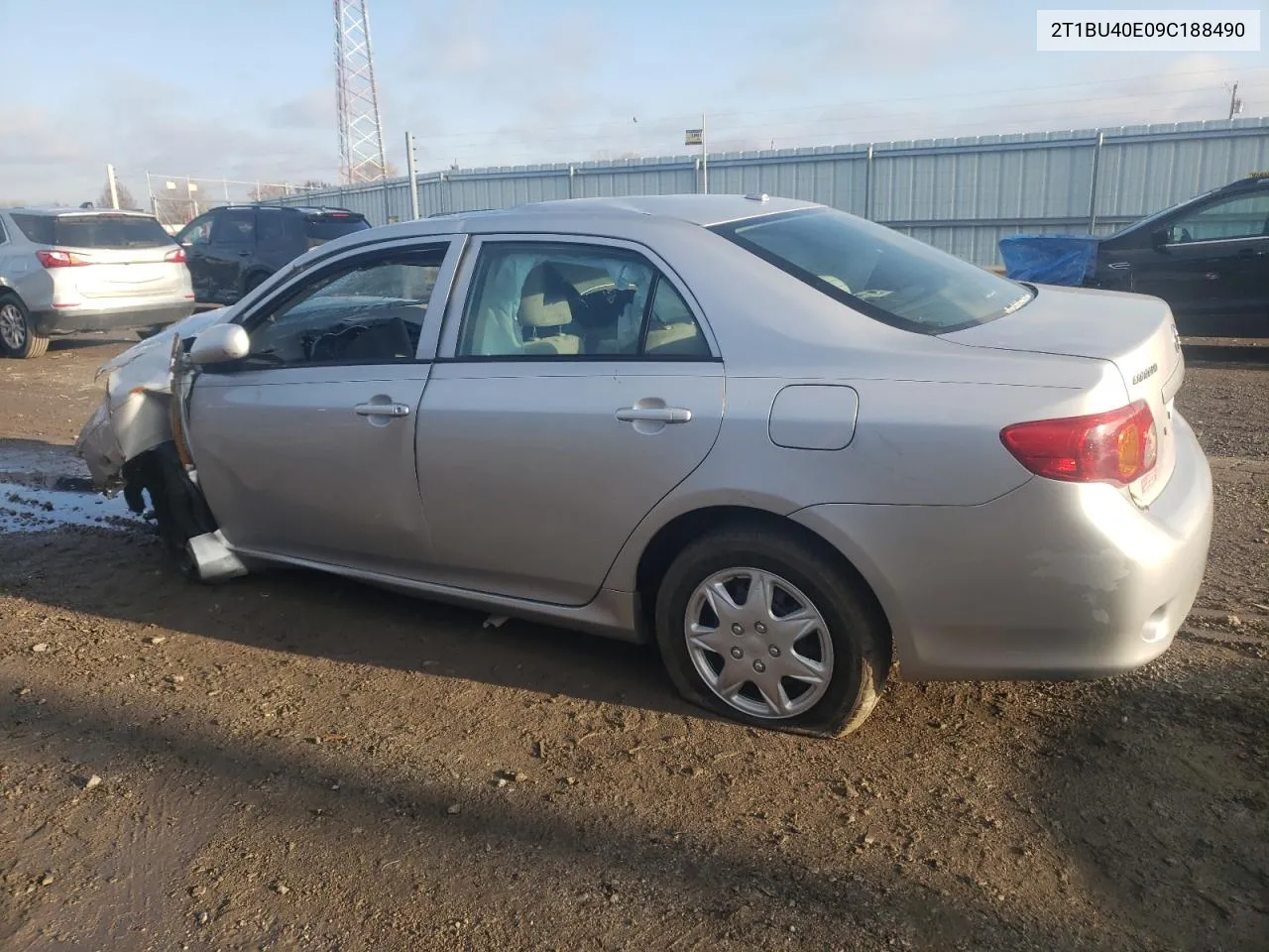 2009 Toyota Corolla Base VIN: 2T1BU40E09C188490 Lot: 85315714