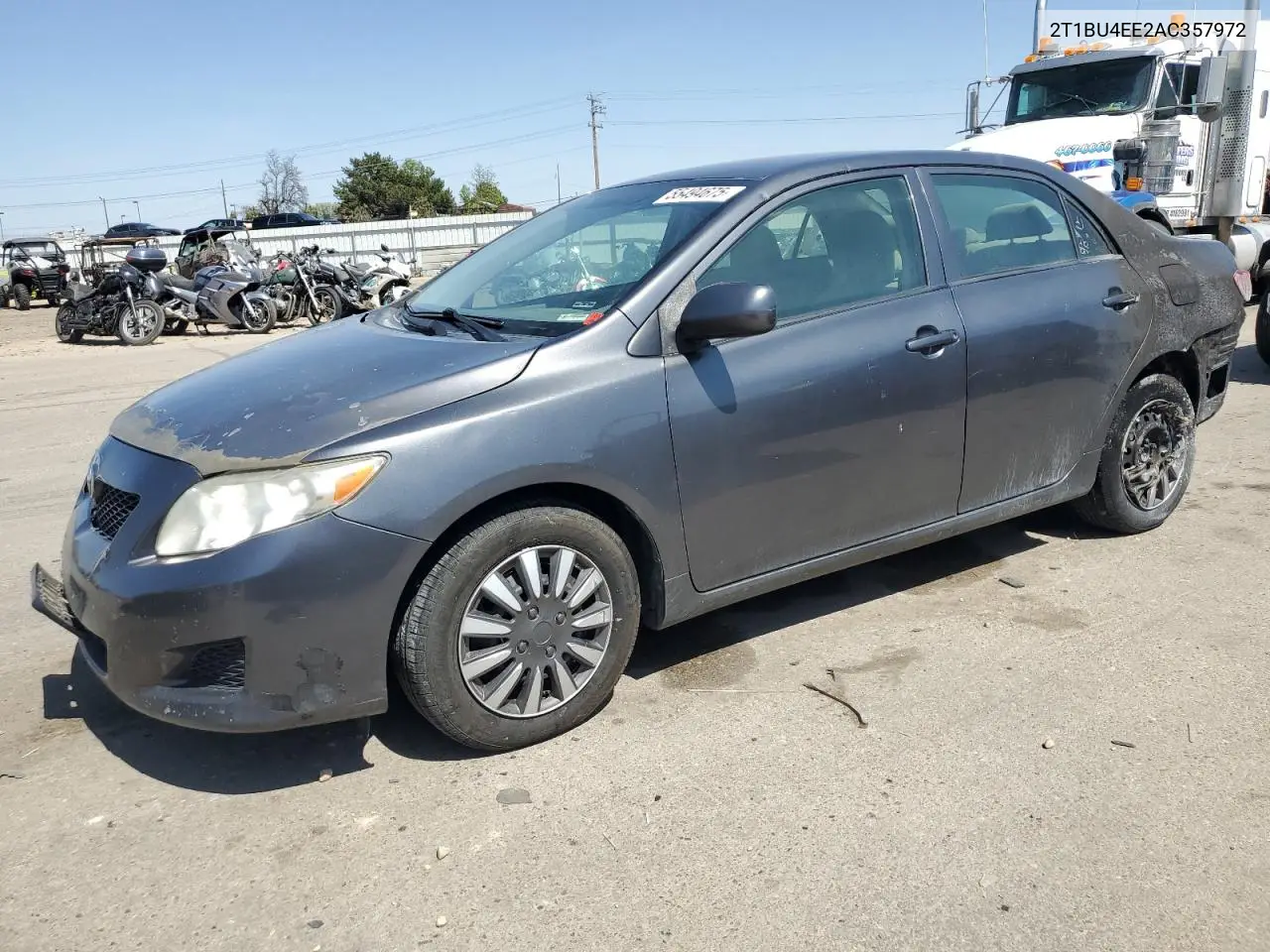 2010 Toyota Corolla Base VIN: 2T1BU4EE2AC357972 Lot: 55494675