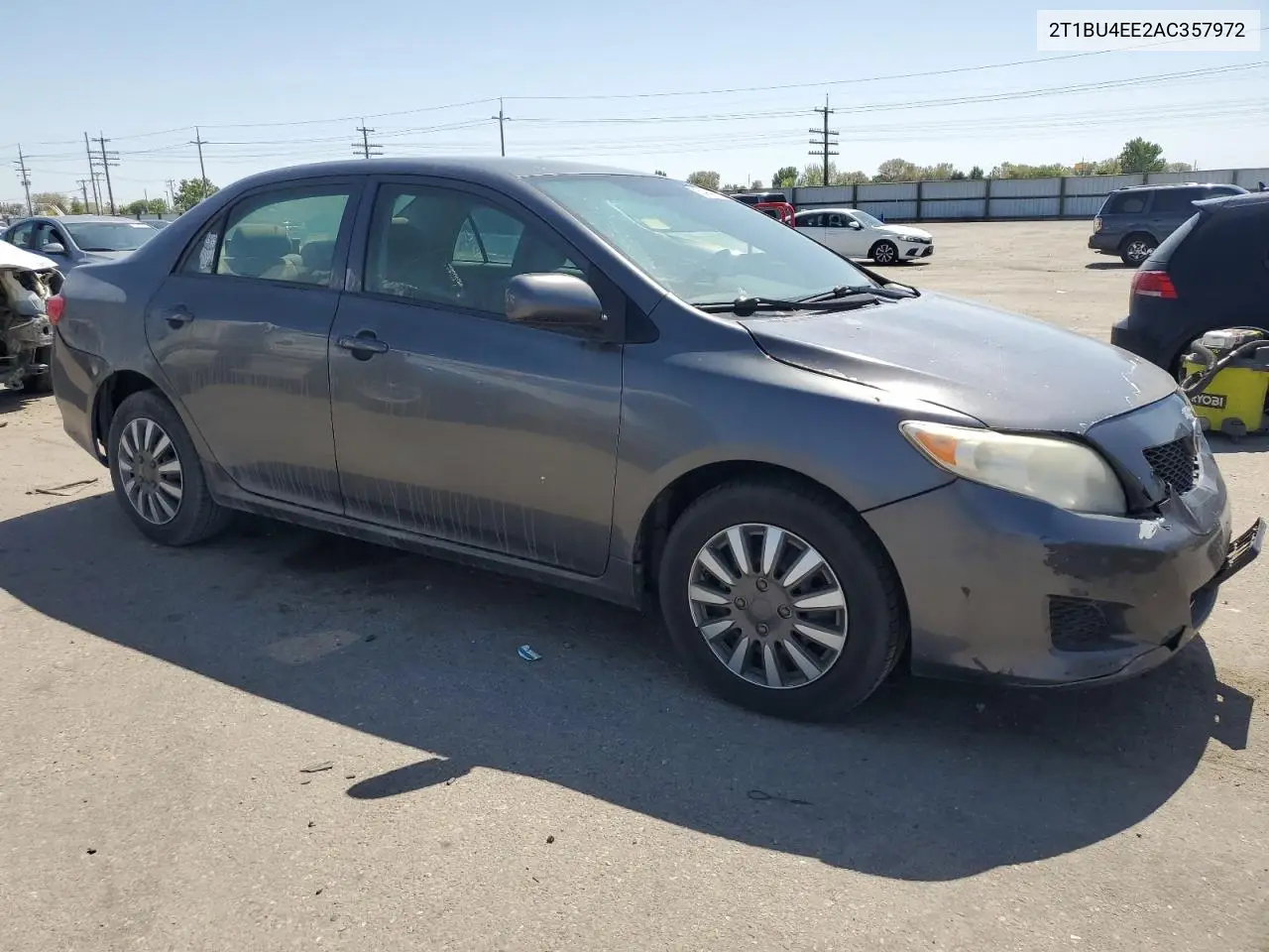 2010 Toyota Corolla Base VIN: 2T1BU4EE2AC357972 Lot: 55494675