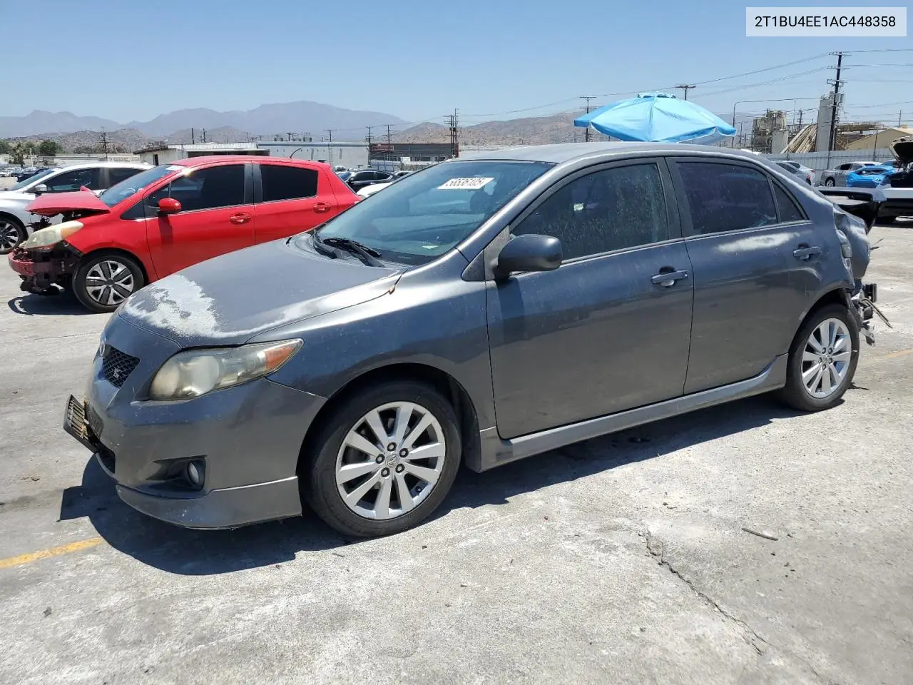 2010 Toyota Corolla Base VIN: 2T1BU4EE1AC448358 Lot: 56536105