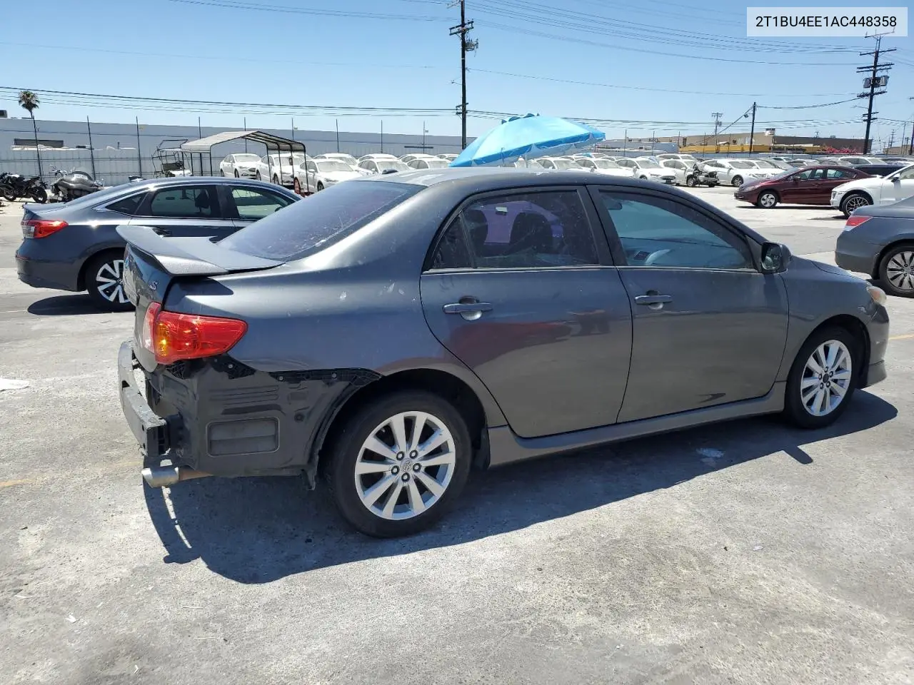 2010 Toyota Corolla Base VIN: 2T1BU4EE1AC448358 Lot: 56536105