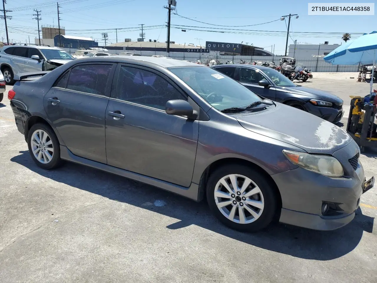 2010 Toyota Corolla Base VIN: 2T1BU4EE1AC448358 Lot: 56536105