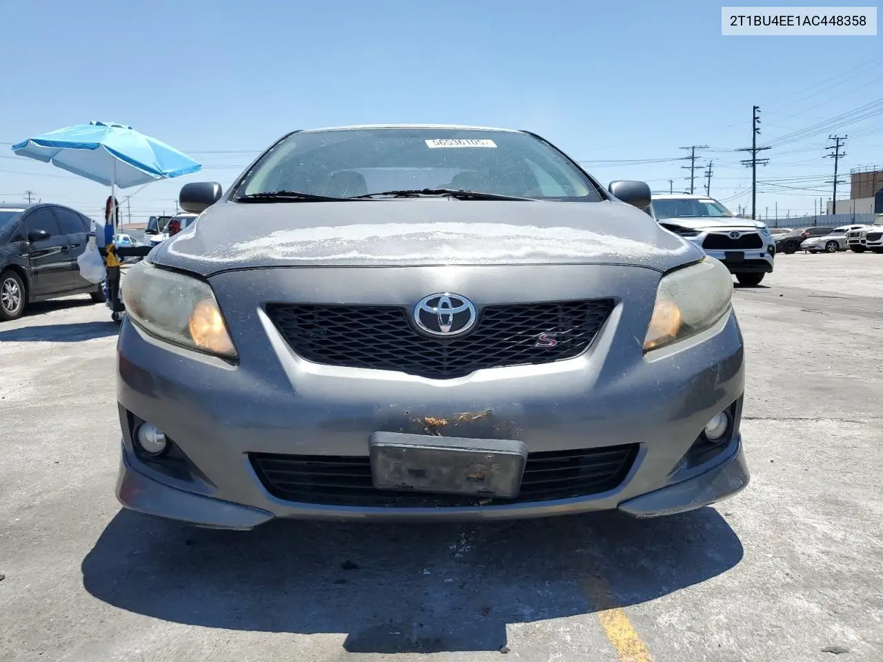 2010 Toyota Corolla Base VIN: 2T1BU4EE1AC448358 Lot: 56536105