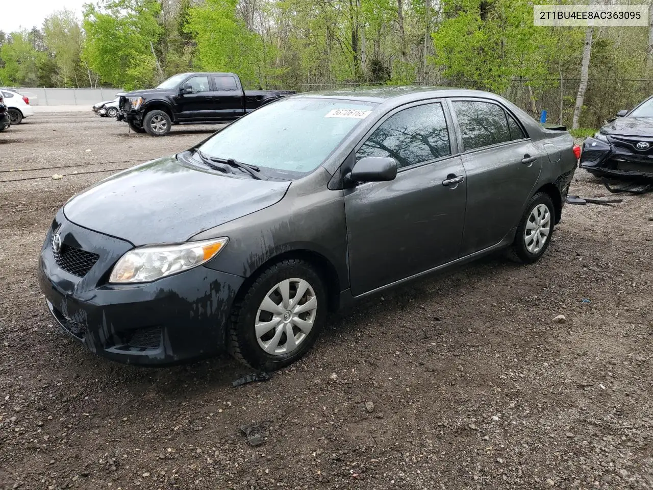 2010 Toyota Corolla Base VIN: 2T1BU4EE8AC363095 Lot: 56706165
