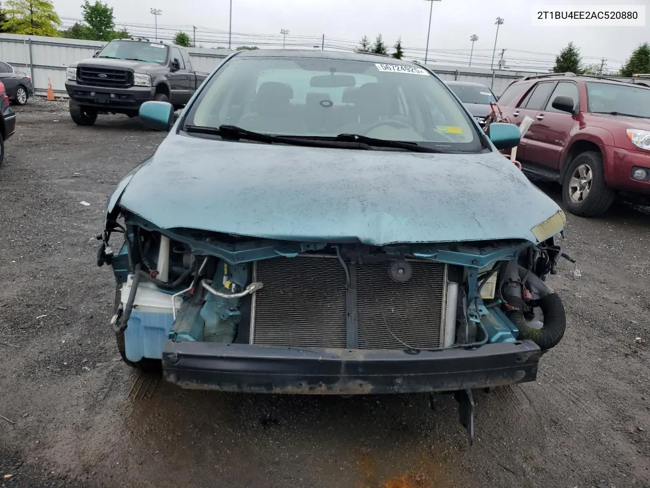 2010 Toyota Corolla Base VIN: 2T1BU4EE2AC520880 Lot: 56724925