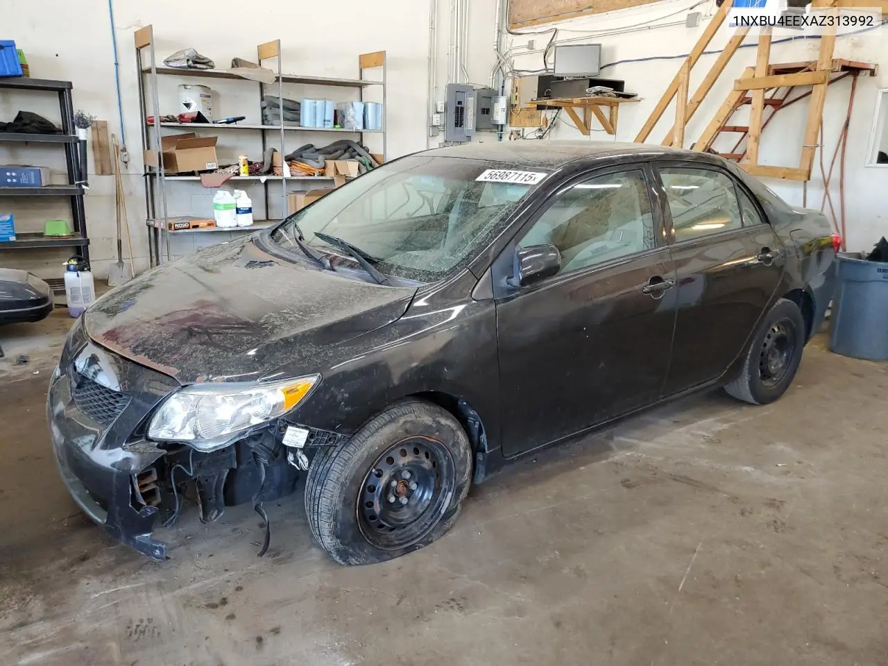2010 Toyota Corolla Base VIN: 1NXBU4EEXAZ313992 Lot: 56987115
