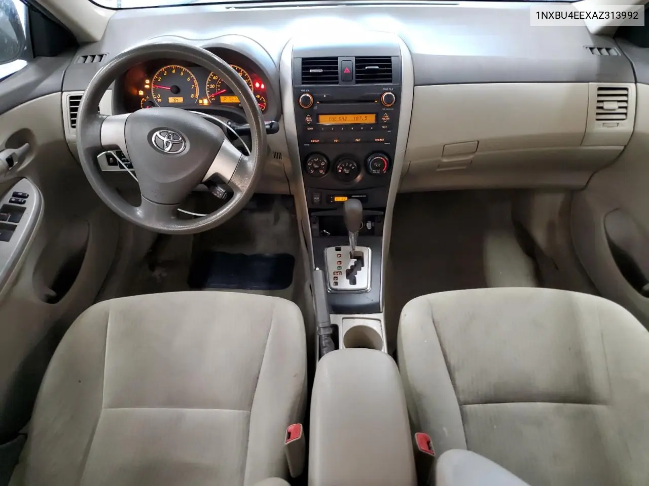 2010 Toyota Corolla Base VIN: 1NXBU4EEXAZ313992 Lot: 56987115