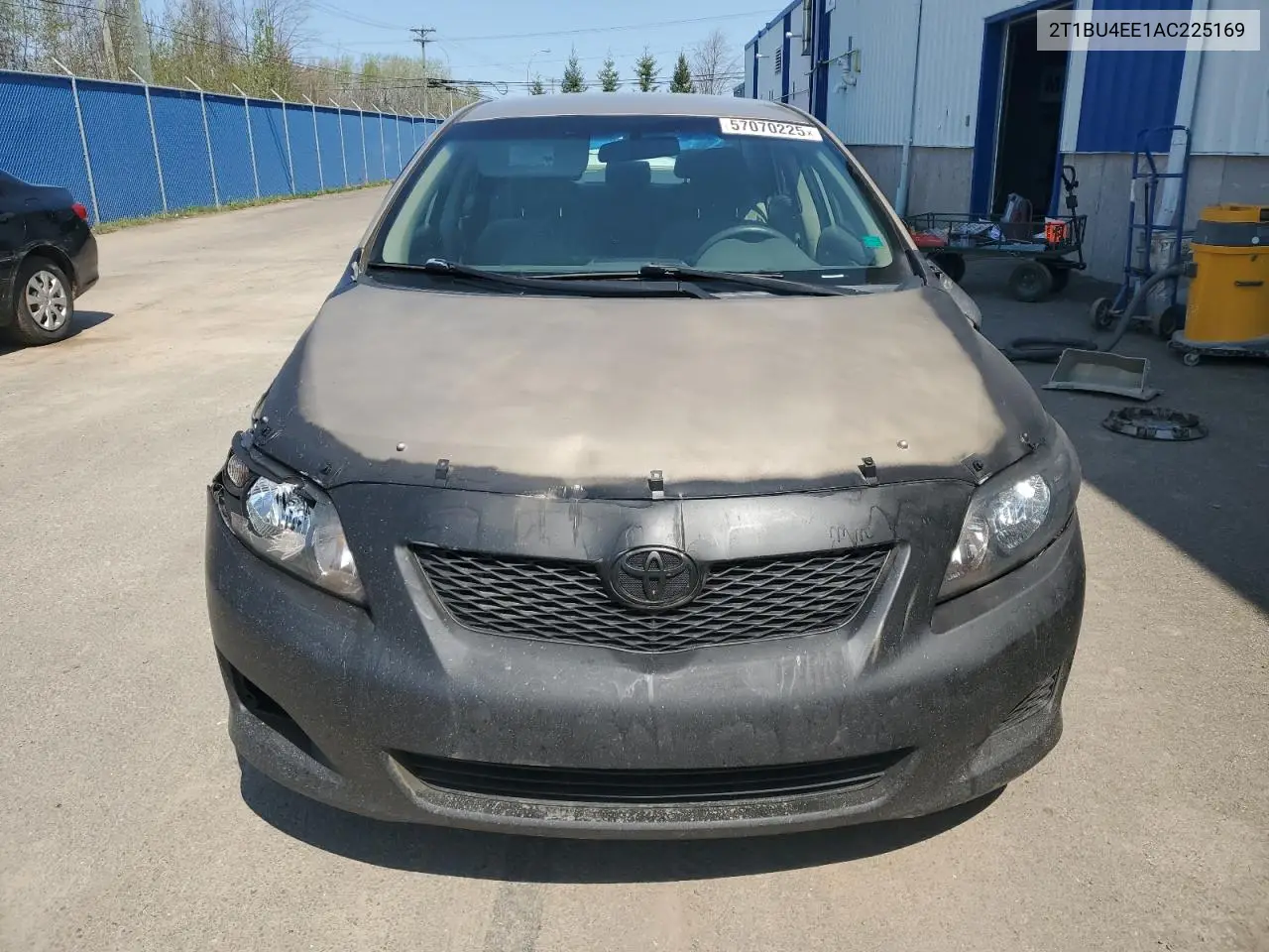 2010 Toyota Corolla Base VIN: 2T1BU4EE1AC225169 Lot: 57070225