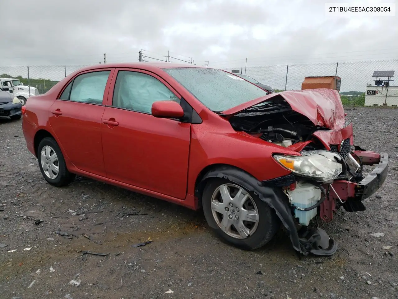 2010 Toyota Corolla Base VIN: 2T1BU4EE5AC308054 Lot: 57078935