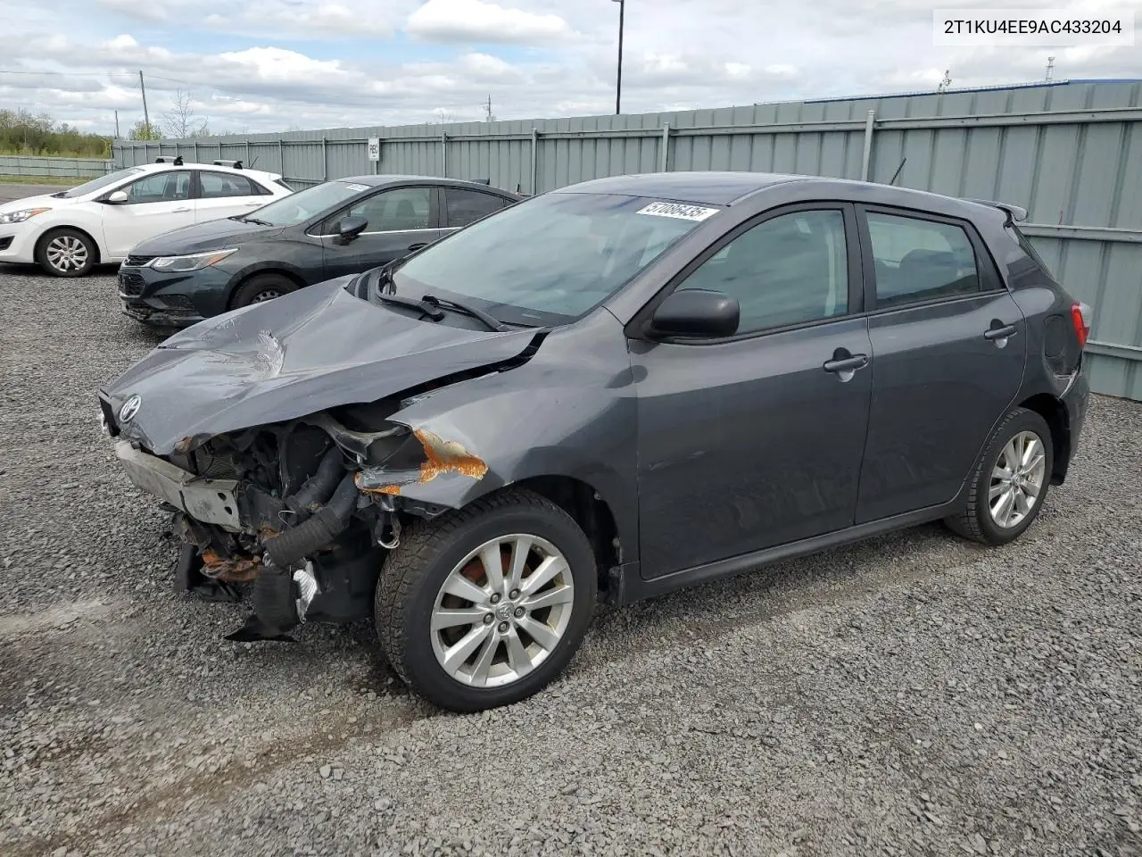 2010 Toyota Corolla Matrix VIN: 2T1KU4EE9AC433204 Lot: 57086435