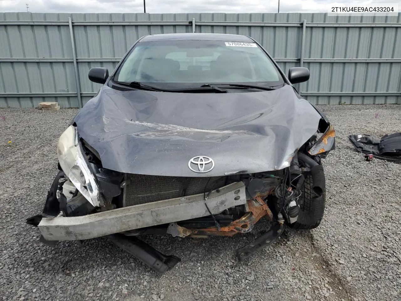 2010 Toyota Corolla Matrix VIN: 2T1KU4EE9AC433204 Lot: 57086435