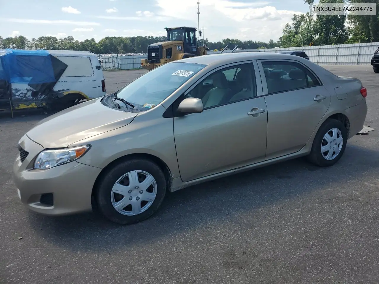 2010 Toyota Corolla Base VIN: 1NXBU4EE7AZ244775 Lot: 61383975