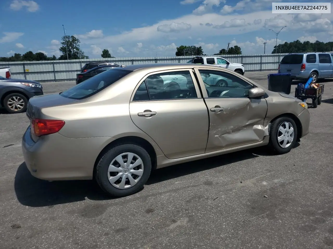 2010 Toyota Corolla Base VIN: 1NXBU4EE7AZ244775 Lot: 61383975