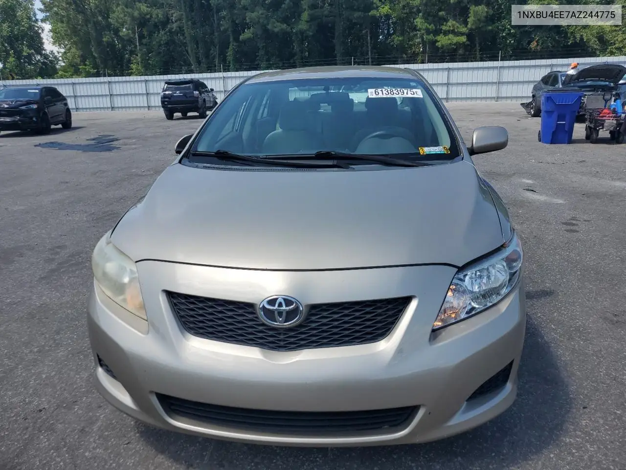 2010 Toyota Corolla Base VIN: 1NXBU4EE7AZ244775 Lot: 61383975