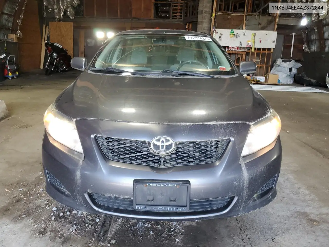 2010 Toyota Corolla Base VIN: 1NXBU4EE4AZ372844 Lot: 62207435