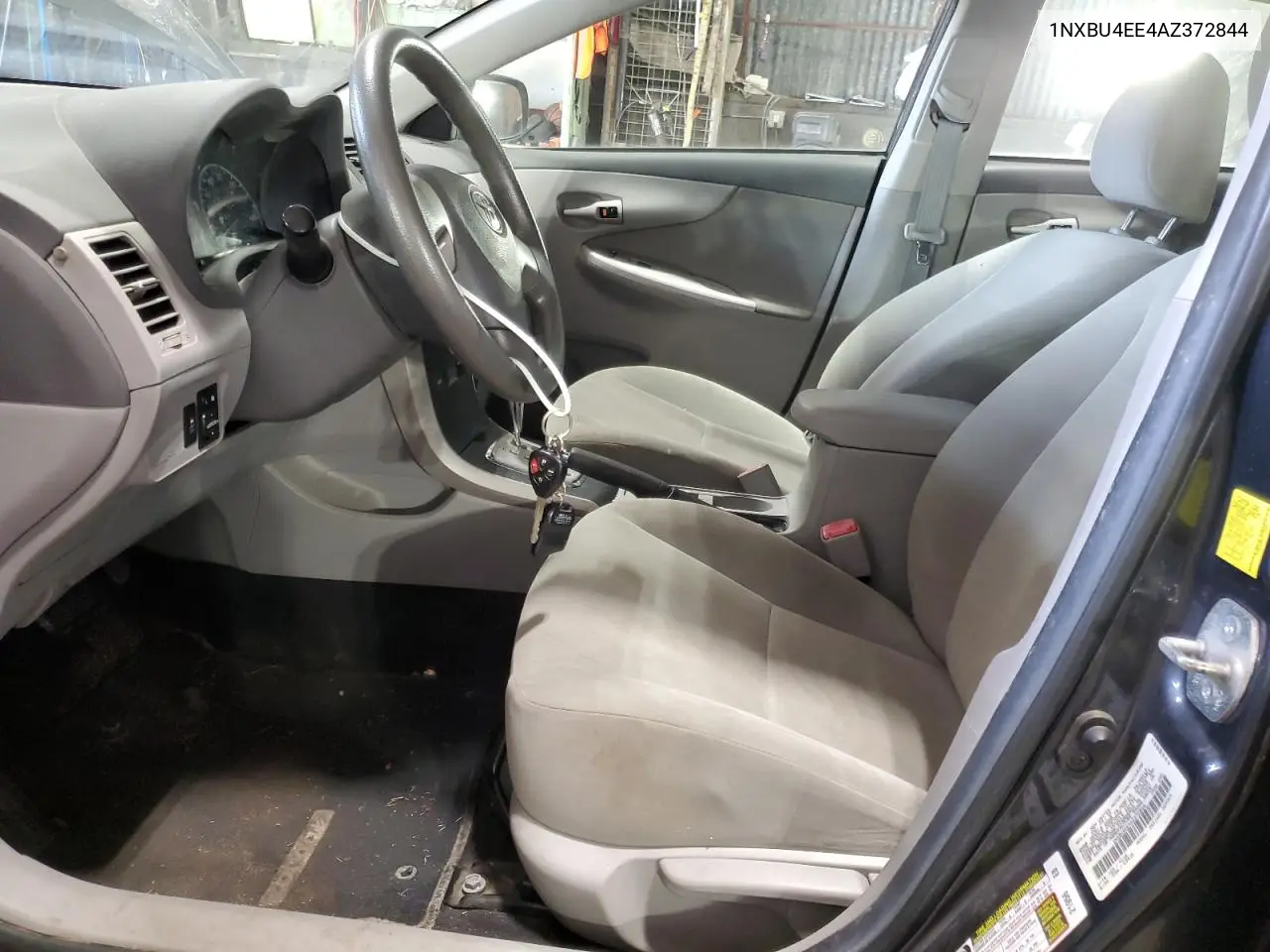 2010 Toyota Corolla Base VIN: 1NXBU4EE4AZ372844 Lot: 62207435