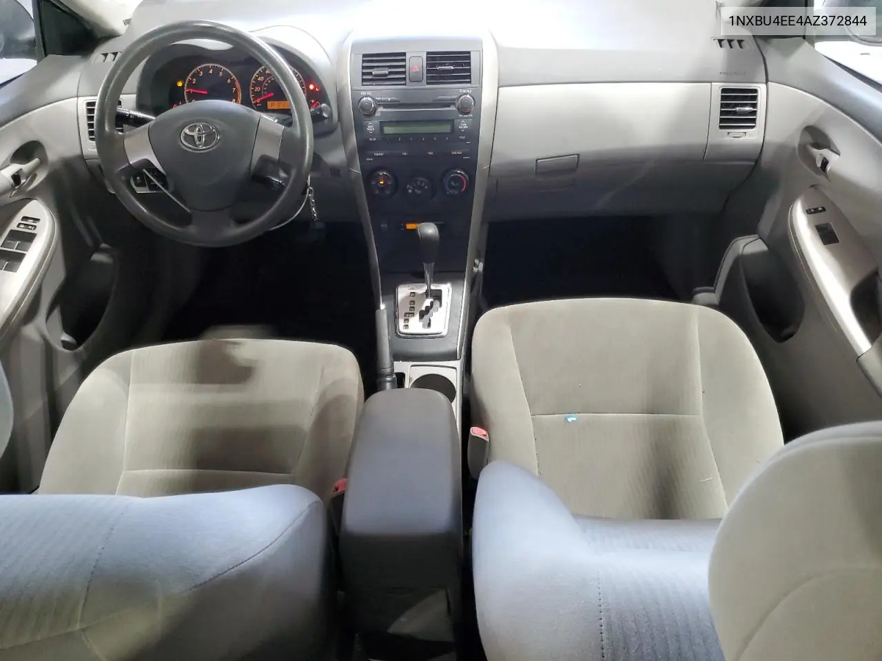 2010 Toyota Corolla Base VIN: 1NXBU4EE4AZ372844 Lot: 62207435